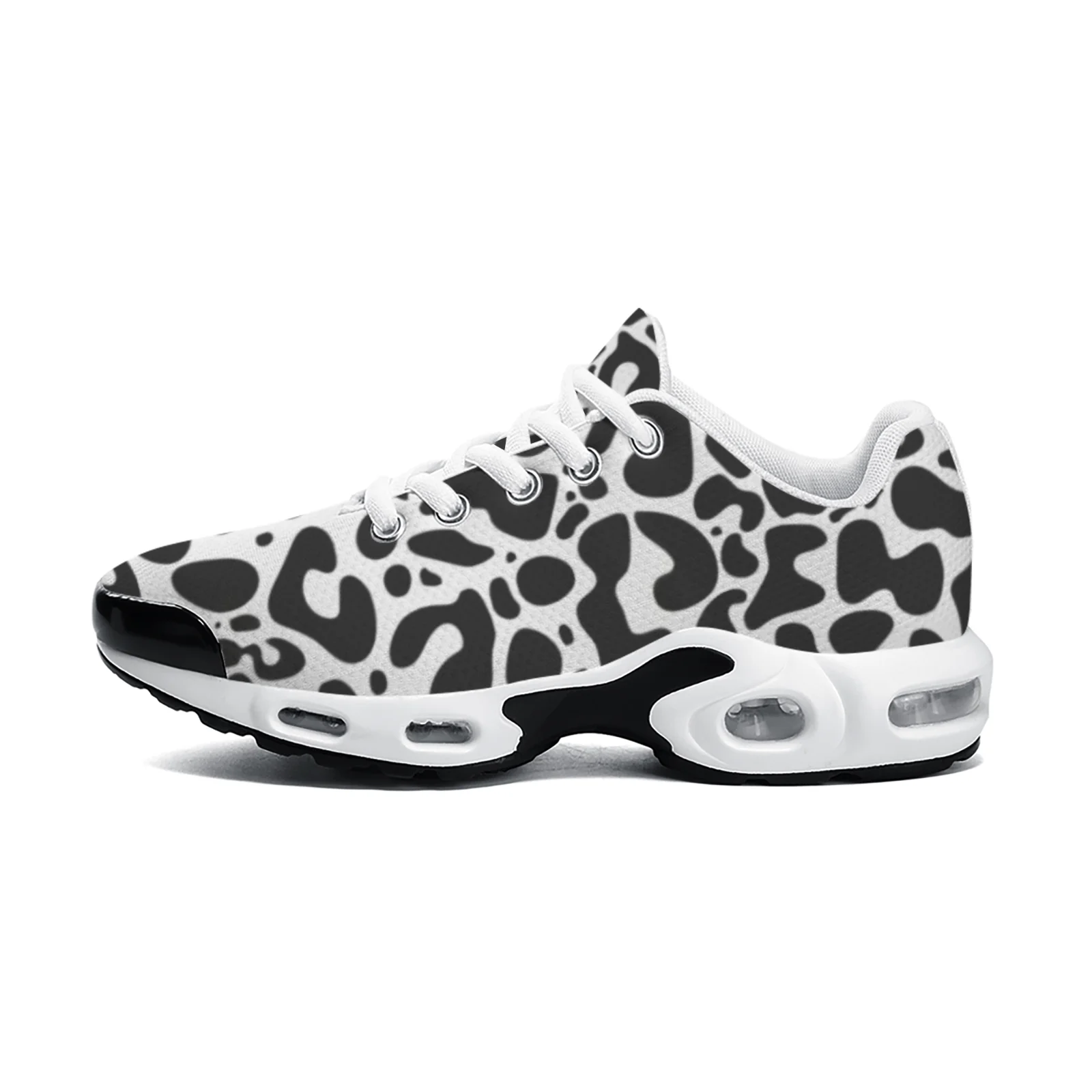 Customizable black leopard pri - Breathable Mesh Athletic Shoes 评论和价格