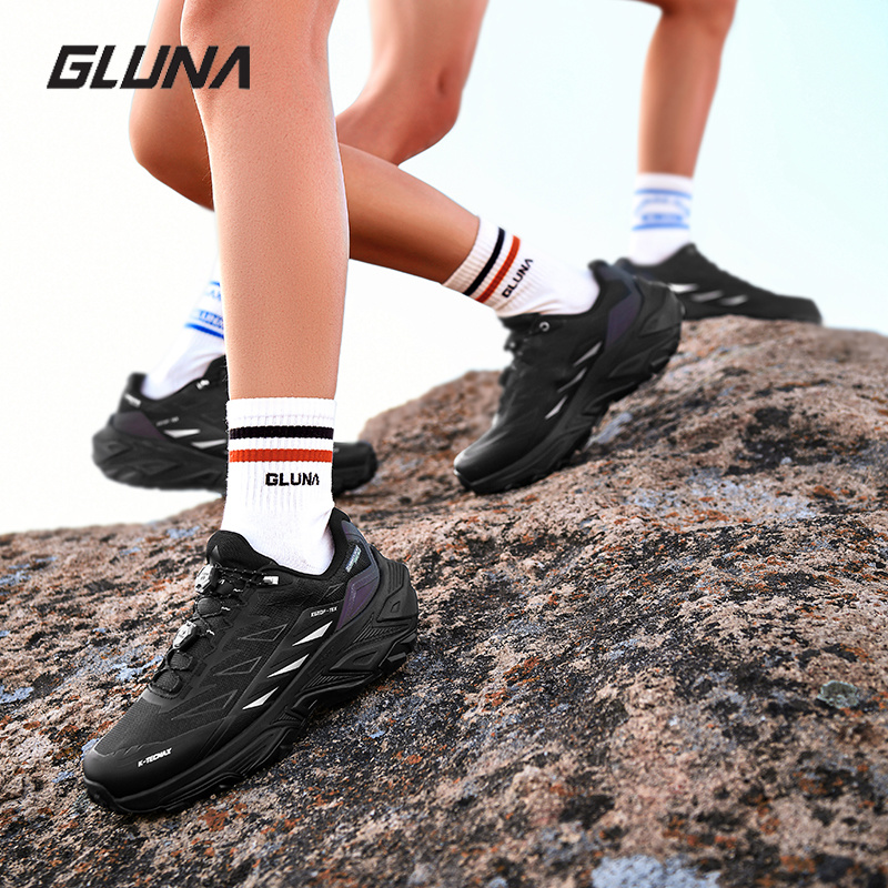 GLUNA Full Waterproof Trail Ru - Anti Slip Trail Running Sneakers 评论和价格