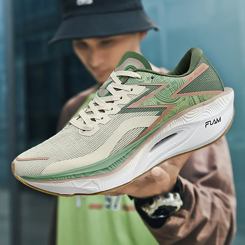 Running Shoes Carbon Board Spe - Breathable Mesh Athletic Shoes 评论和价格