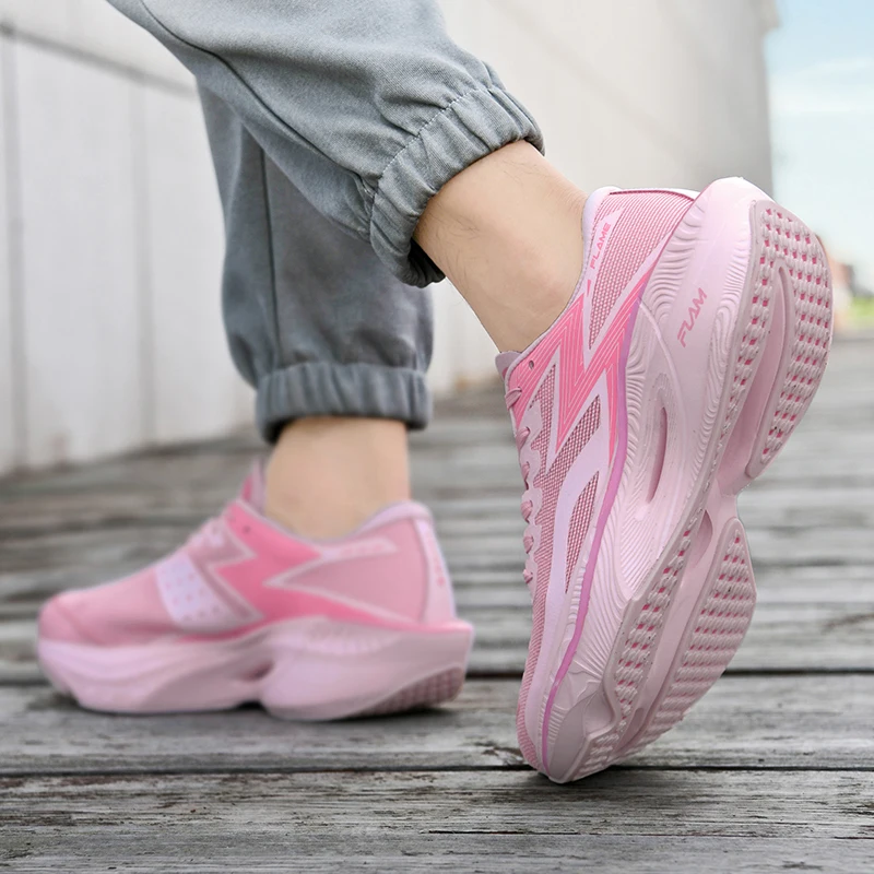 Running Shoes Carbon Board Spe - Breathable Mesh Athletic Shoes 评论和价格