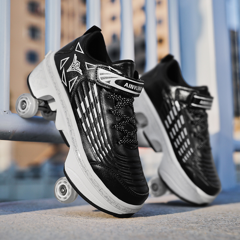 Youth New Roller Shoes With 4  - Running Shoes 评论和价格