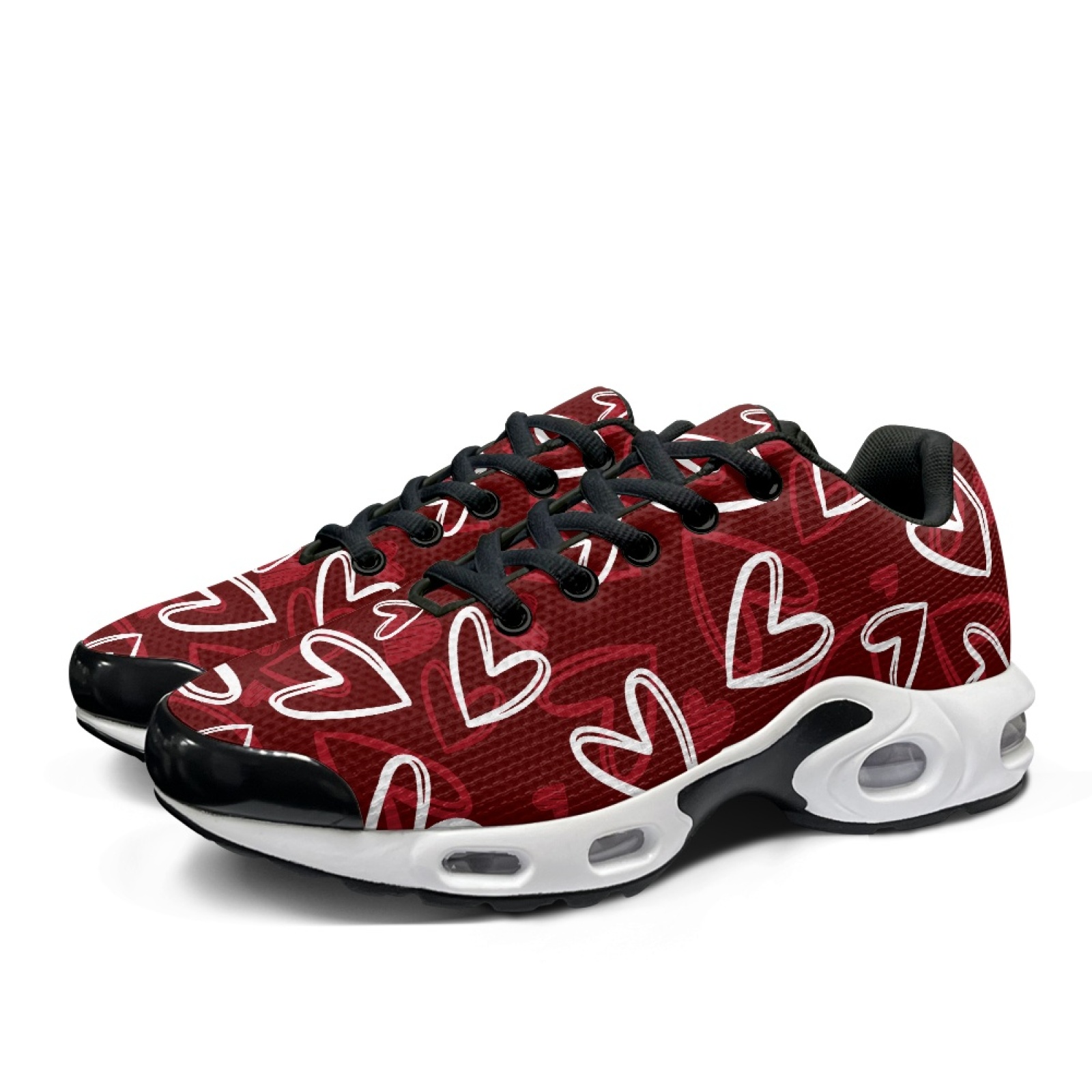 PENSTROLL Heart White Sole Gym - Air Cushion Jogger Shoes Men 评论和价格