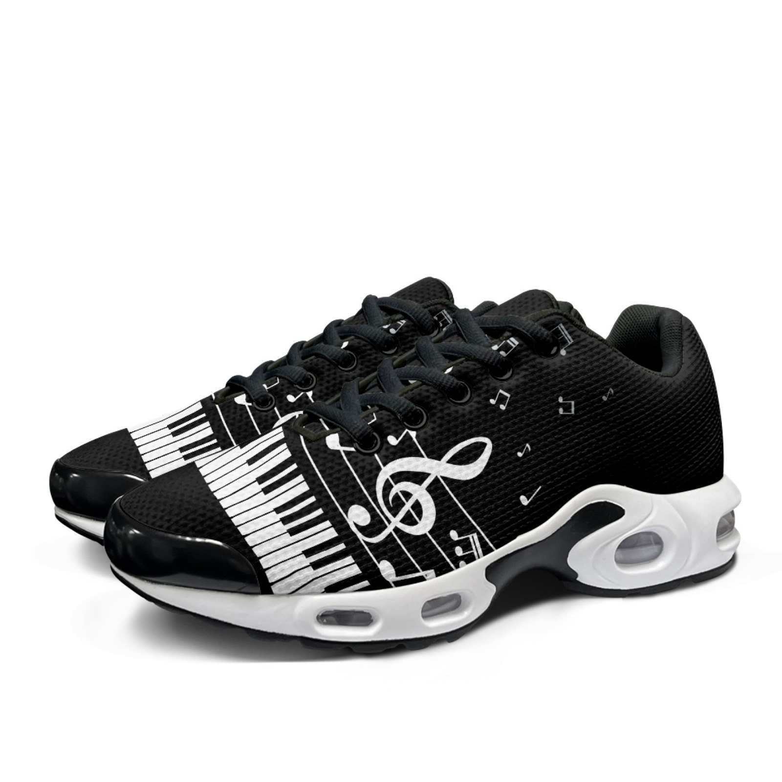 PENSTROLL Piano Music Notes Mo - Air Cushion Jogger Shoes Men 评论和价格