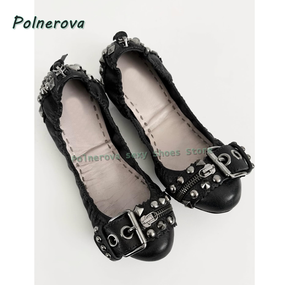 Rivet Belt Buckle Mary Jane Sh - Women'S Shoes 评论和价格