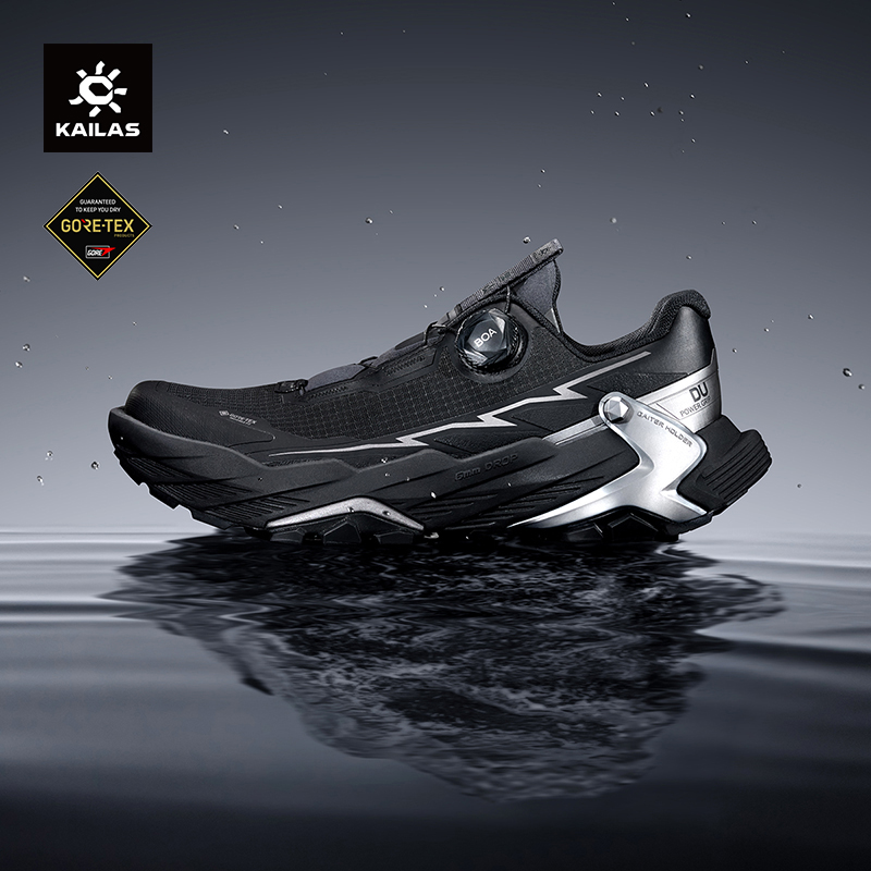 KAILAS FUGA BLACK SOLITUDE DU  - Waterproof Goretex Running Shoes 评论和价格